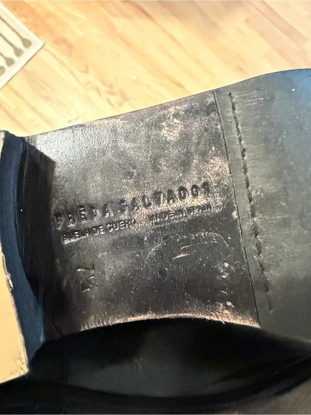 FRĒDA SALVADOR Women’s Black Leather Chelsea Ankle Boots Made in Spain